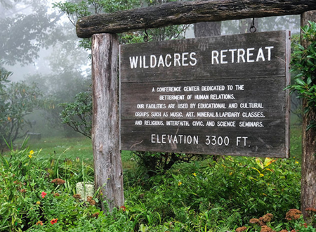 Wildacres retreat sign