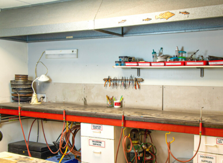 Open soldering stations at Metalwerx