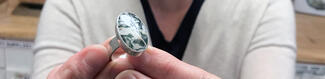 Student Holding Ring