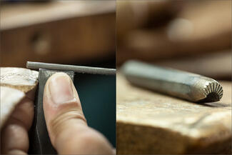 Cheminee.Stamp and Stamp Making Process Shot