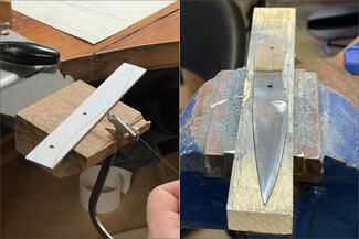 Cheminee.knife blank