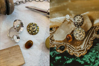 Flora.moon ring